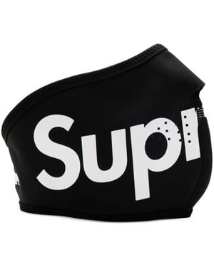 Supreme X Windstopper Logo-Print Face Mask - Black
