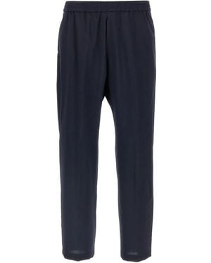 Barena Elastic-Waistband Trousers - Blue