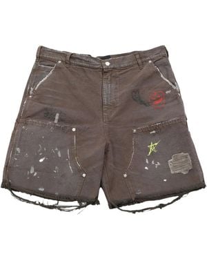 PALY This Guy's Double Knee Shorts - Grey