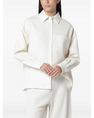 Almada Label Finn Crepe-Texture Shirt - White