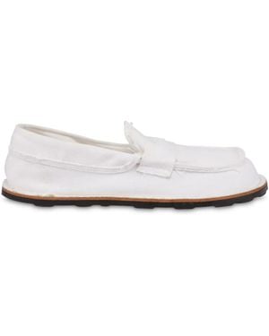 Moschino Cotton Loafers - White