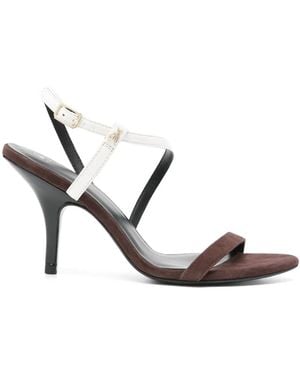 Patrizia Pepe レザーサンダル - メタリック