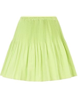 RED Valentino Pleated Skirt - Green