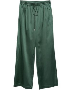 パンツ Ermanno Scervino Flowing Wide-Leg Pants With High Ermanno Scervino High Waist Wide-Leg Trousers in Blue | Lyst