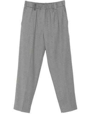 Antonelli Elasticated Tapered Pants - Grey