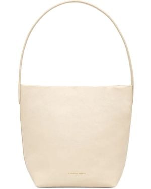 Liviana Conti Sac Cabas À Plaque Logo - White