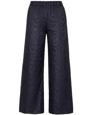 MEIMEIJ Patterned Trousers - Blue
