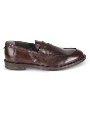 Moma Loafer Mit Mandelförmiger Kappe - Braun