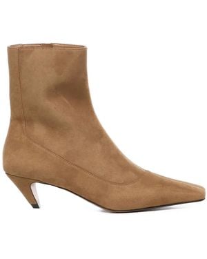 Stella McCartney Zip-Up Ankle Boots - Brown