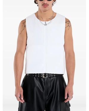 PUMA ジップアップ トップ - ホワイト