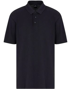 ARMANI EXCHANGE Klassisches Poloshirt - Blau