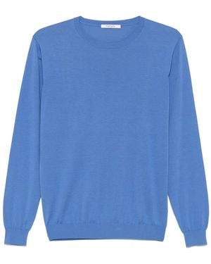 Kangra ファインニット Tシャツ - ブルー
