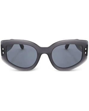 Isabel Marant Geometric-Frame Sunglasses - Grey