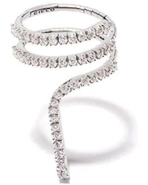 Mattia Cielo 18Kt Weißgoldring Mit Diamanten