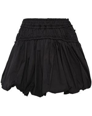 Ulla Johnson Minijupe Nicolette À Ourlet Bouffant - Noir