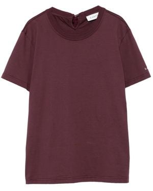 Lanvin Keyhole Tie-Detail Top - Purple