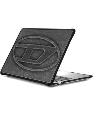 DIESEL 60619 Macbook 13 Moulded Logo Laptop Sleeve - Grey