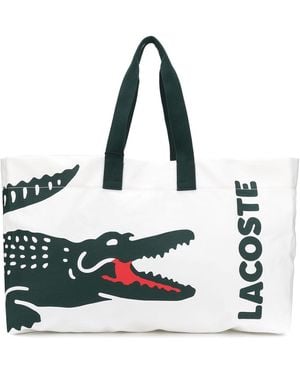 Lacoste Logo Print Tote Bag - Multicolour