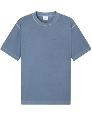 Closed Logo-Detail Crew-Neckt-Shirt - Blue