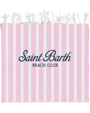MC2 Saint Barth Foutas Striped Beach Towel - Pink