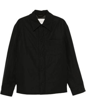 Ami Paris Ami De Coeur Padded Shirt Jacket - Black