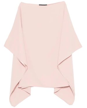 Gianluca Capannolo Eve Cape Top - Pink