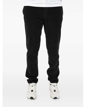 Incotex Corduroy Wool Pants - Black