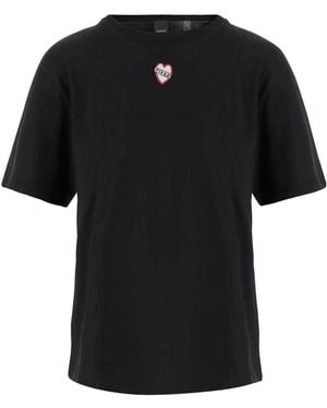 Tシャツ・カットソー PINKO Woman T-Shirt Black 103130A1LV Z99 PINKO: T-shirt woman - Black | Pinko t-shirt 103130A1LV