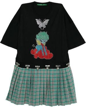 Chopova Lowena Spaced Out Tシャツワンピース - グリーン
