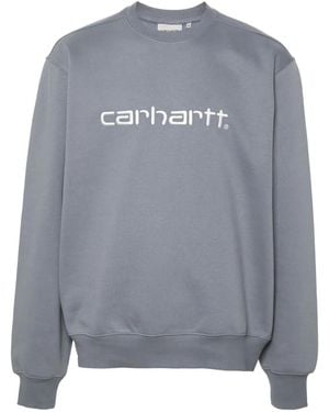 Carhartt ロゴ スウェットシャツ - グレー