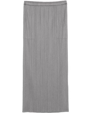 Pleats Please Issey Miyake プリーツ スカート - グレー