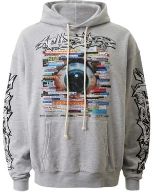 HELLSTAR Hoodie Mit Grafischem Print - Grau