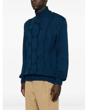 Herno Turtleneck Sweater - Blue