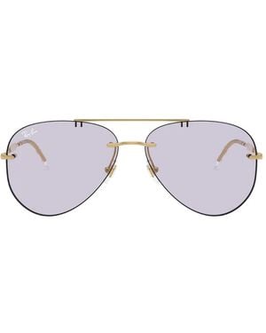 Ray-Ban Getönte Pilotenbrille - Mettallic