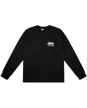 Stussy New York City Stock Long-Sleeves T-Shirt - Black