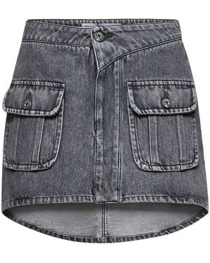 JW Anderson Midi-Rok Met Zak - Grijs
