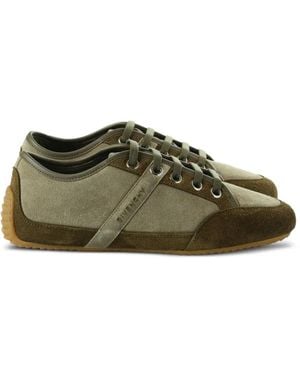 Givenchy Lace-Up Panelled Trainers - Green