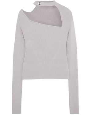 Jonathan Simkhai Lysette Ribbed-Knit Top - White