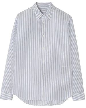 Burberry Lockeres Hemd Mit Streifen - Weiß