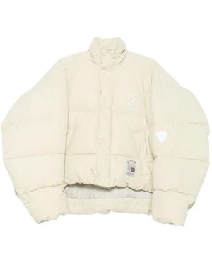 Maison Mihara Yasuhiro Quilted Puffer Jacket - Natural