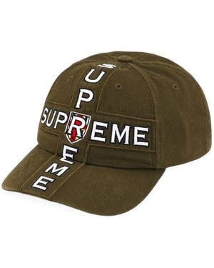 Supreme Gorra Cross Con 6 Paneles - Verde