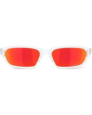 Oakley Rectangle-Frame Sunglasses - Red