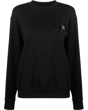 Opening Ceremony Logo-Patch Cotton Top - Black
