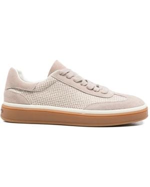 SERGIO MORETTI FIRENZE Snede-Panel Trainers - White