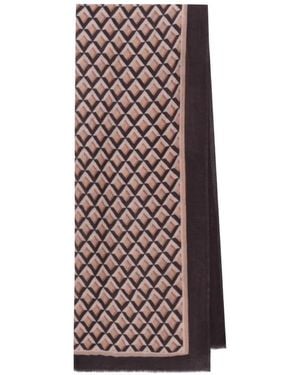 Maliparmi Foulard Con Stampa Geometrica - Nero