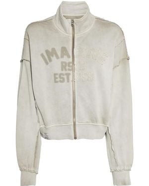Izzue Slogan Sweatshirt - White