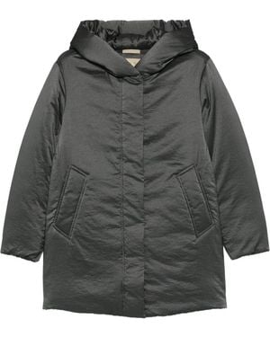 Woolrich Marylin Hooded Pocket Coat - Grey