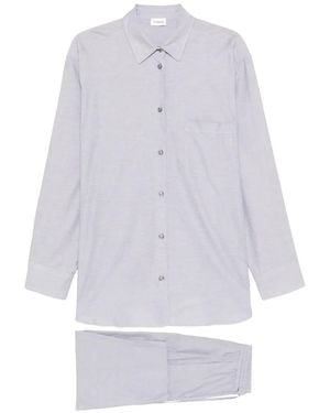 ANDAMANE Wendela Button-Up Trousers Set - White