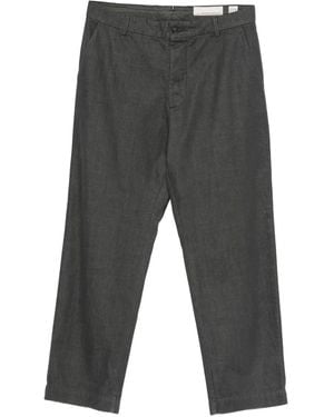 Original Vintage Style Hose mit Knöpfen - Grau