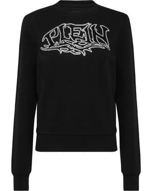 Philipp Plein Felpa Con Decorazione - Nero